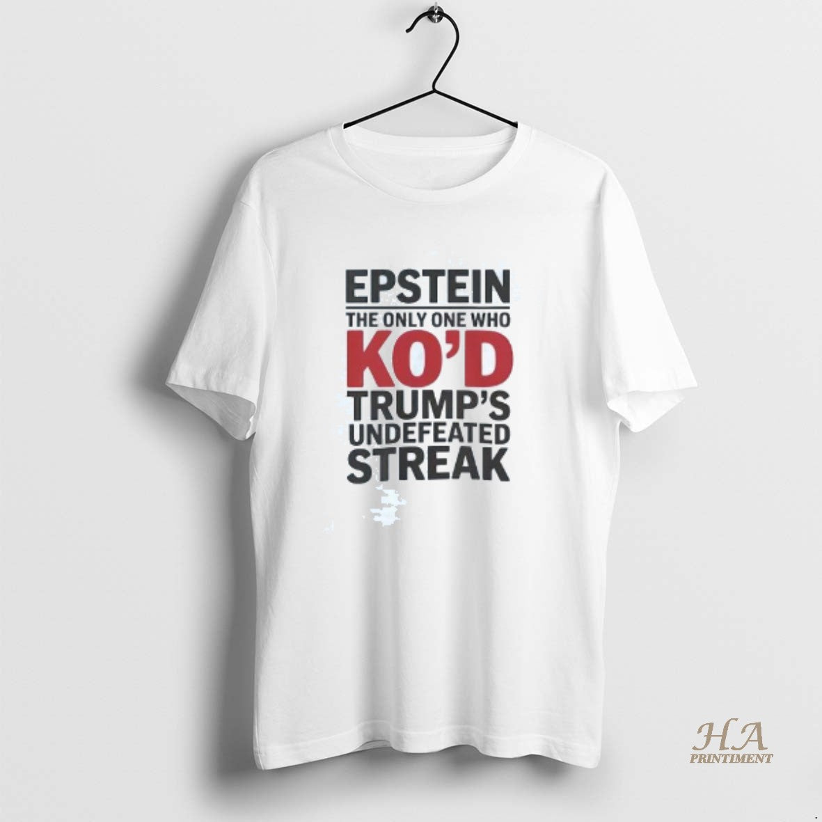 Official Epstein The Only One Who Kod Trumps - Adult & Kids T-Shirts, Sweatshirts & Hoodies apparel design preview 1