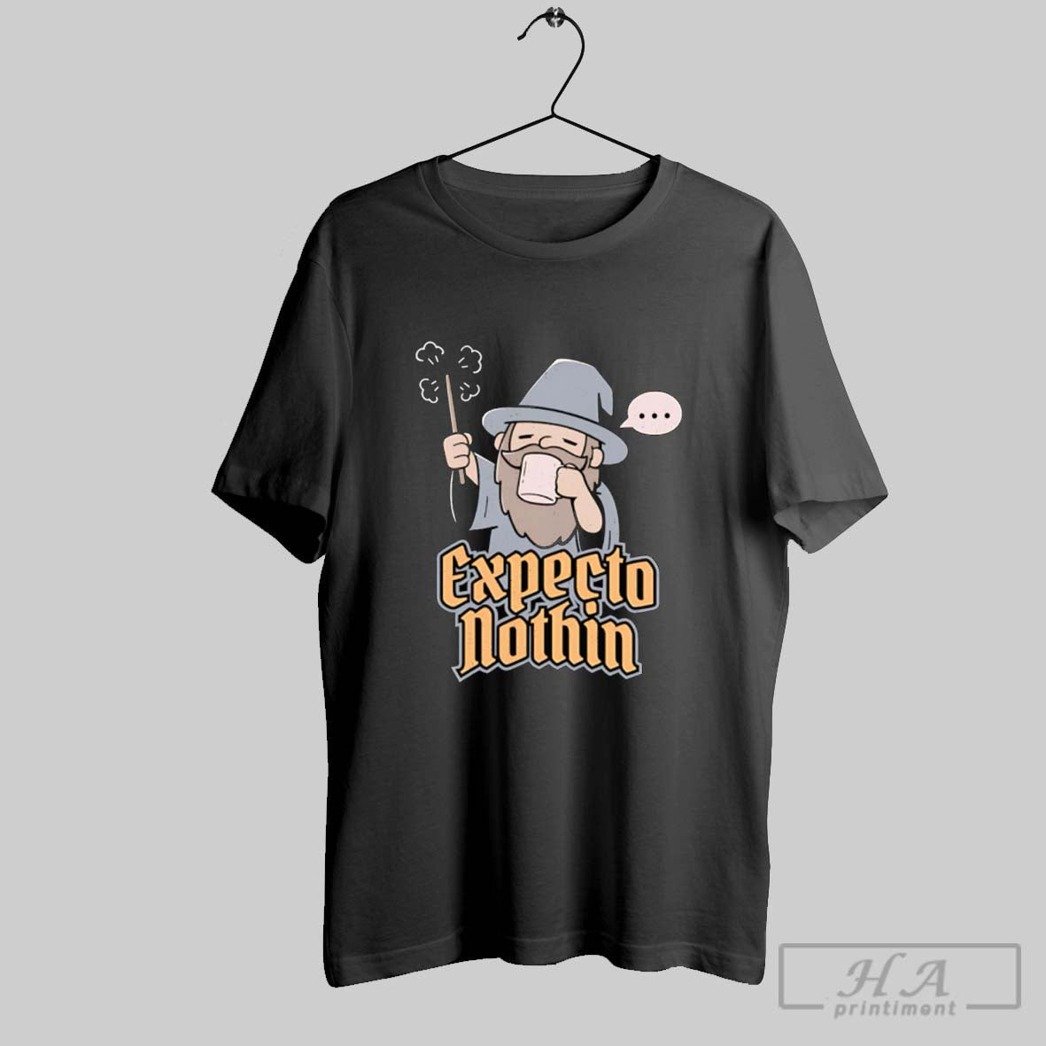 Official Expecto Nothin Poster - Adult & Kids T-Shirts, Sweatshirts & Hoodies apparel design preview 1