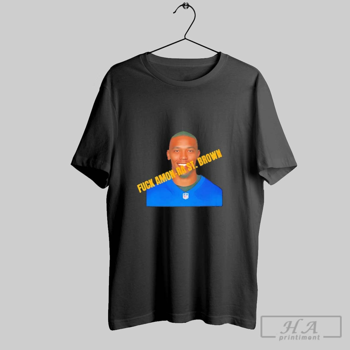 Official Fck Amon Ra St Brown Detroit Lions - Adult & Kids T-Shirts, Sweatshirts & Hoodies apparel design preview 1