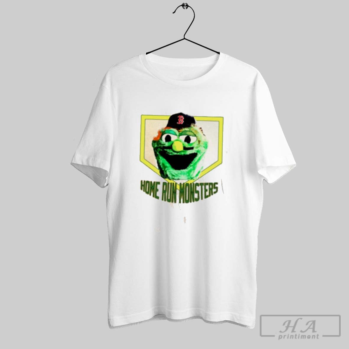 Official Feed The Monstah Home Run Monsters Boston - Adult & Kids T-Shirts, Sweatshirts & Hoodies apparel design preview 1
