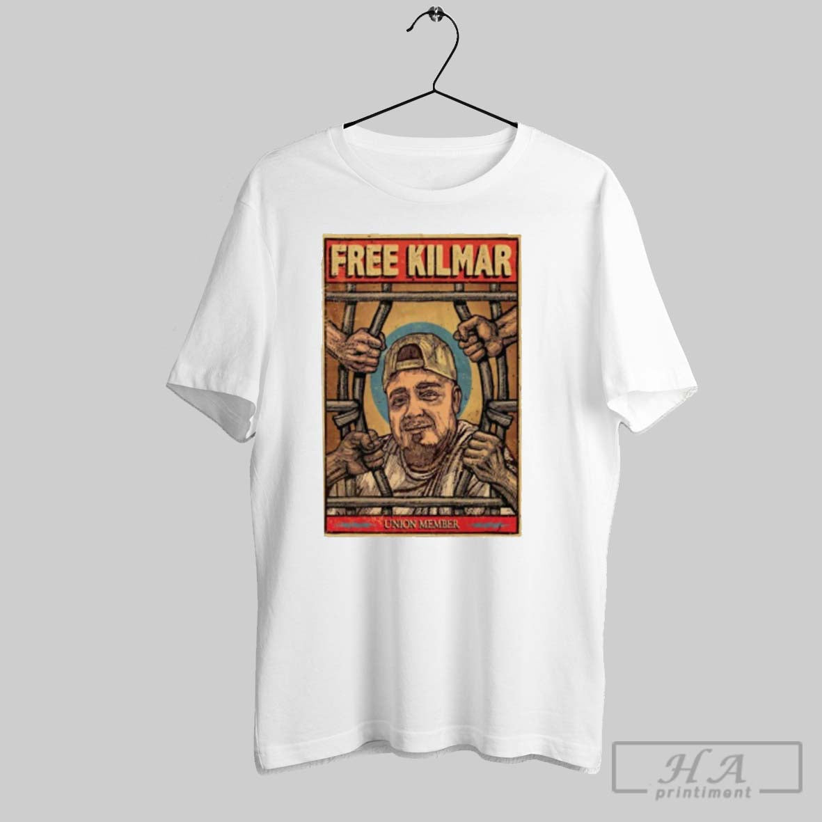 Official Free Kilmar Union Member 2025 Poster T - Adult & Kids T-Shirts, Sweatshirts & Hoodies apparel design preview 1