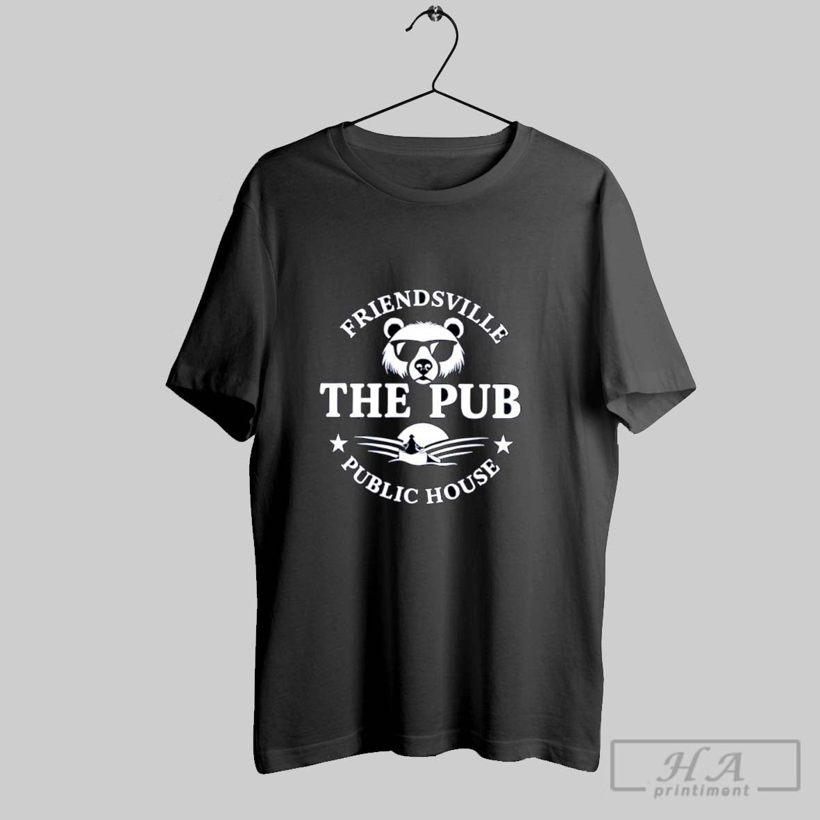 Official Friendsville The Pub Public House Bear Logo - Adult & Kids T-Shirts, Sweatshirts & Hoodies apparel design preview 1