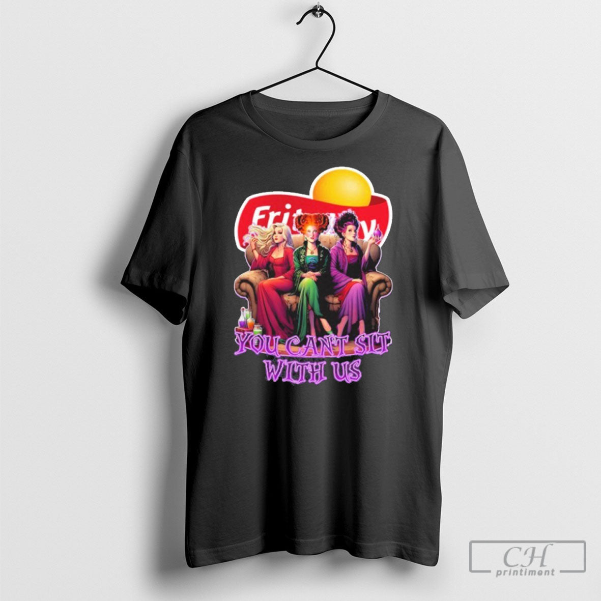 Official Fritolay Hocus Pocus You Cant Sit With Us - Adult & Kids T-Shirts, Sweatshirts & Hoodies apparel design preview 1