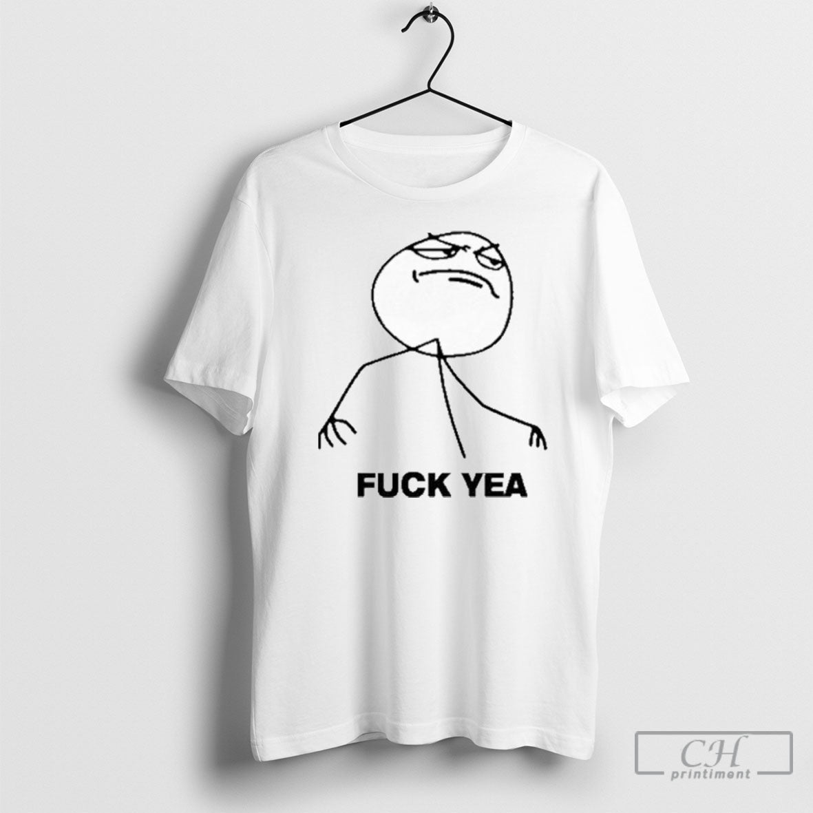 Official Fuck Yea Rage Face Sweater - Adult & Kids T-Shirts, Sweatshirts & Hoodies apparel design preview 1