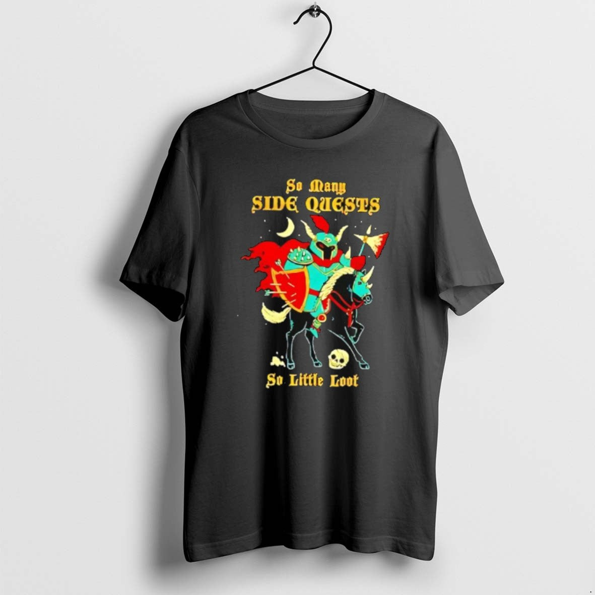 Official Funny So Many Side Quests Little Loot - Adult & Kids T-Shirts, Sweatshirts & Hoodies apparel design preview 1