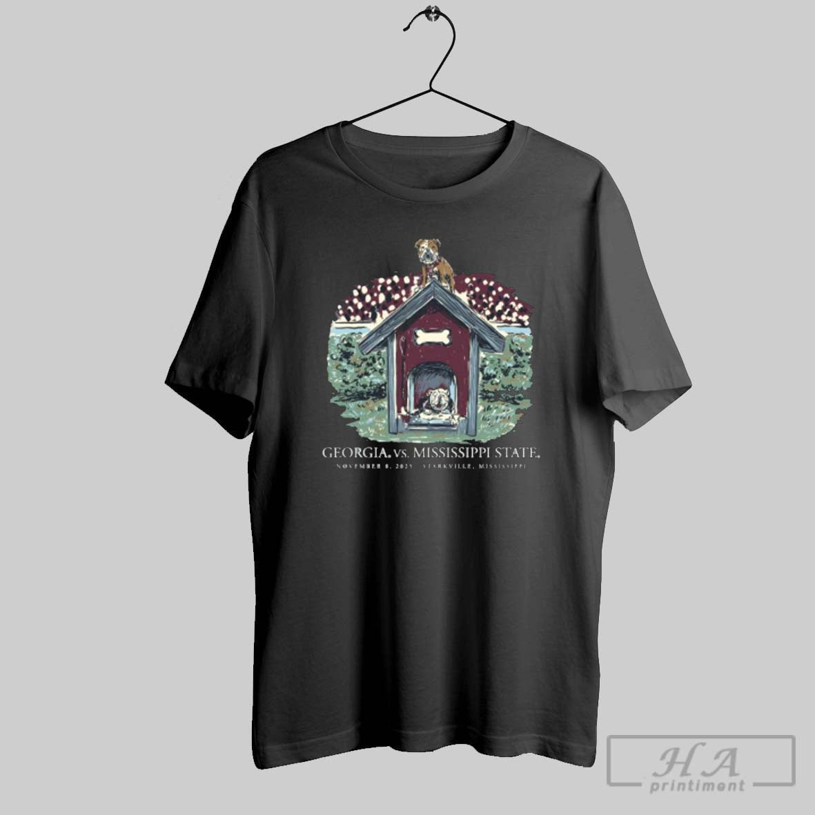 Official Georgia Bulldogs Vs Mississippi State Game - Adult & Kids T-Shirts, Sweatshirts & Hoodies apparel design preview 1
