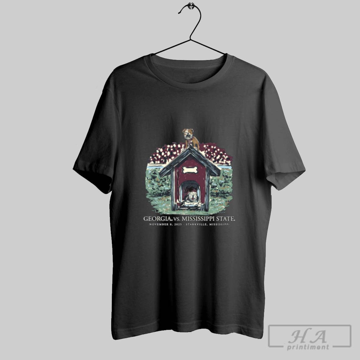 Official Georgia Bulldogs Vs Mississippi State Game - Adult & Kids T-Shirts, Sweatshirts & Hoodies apparel design preview 1