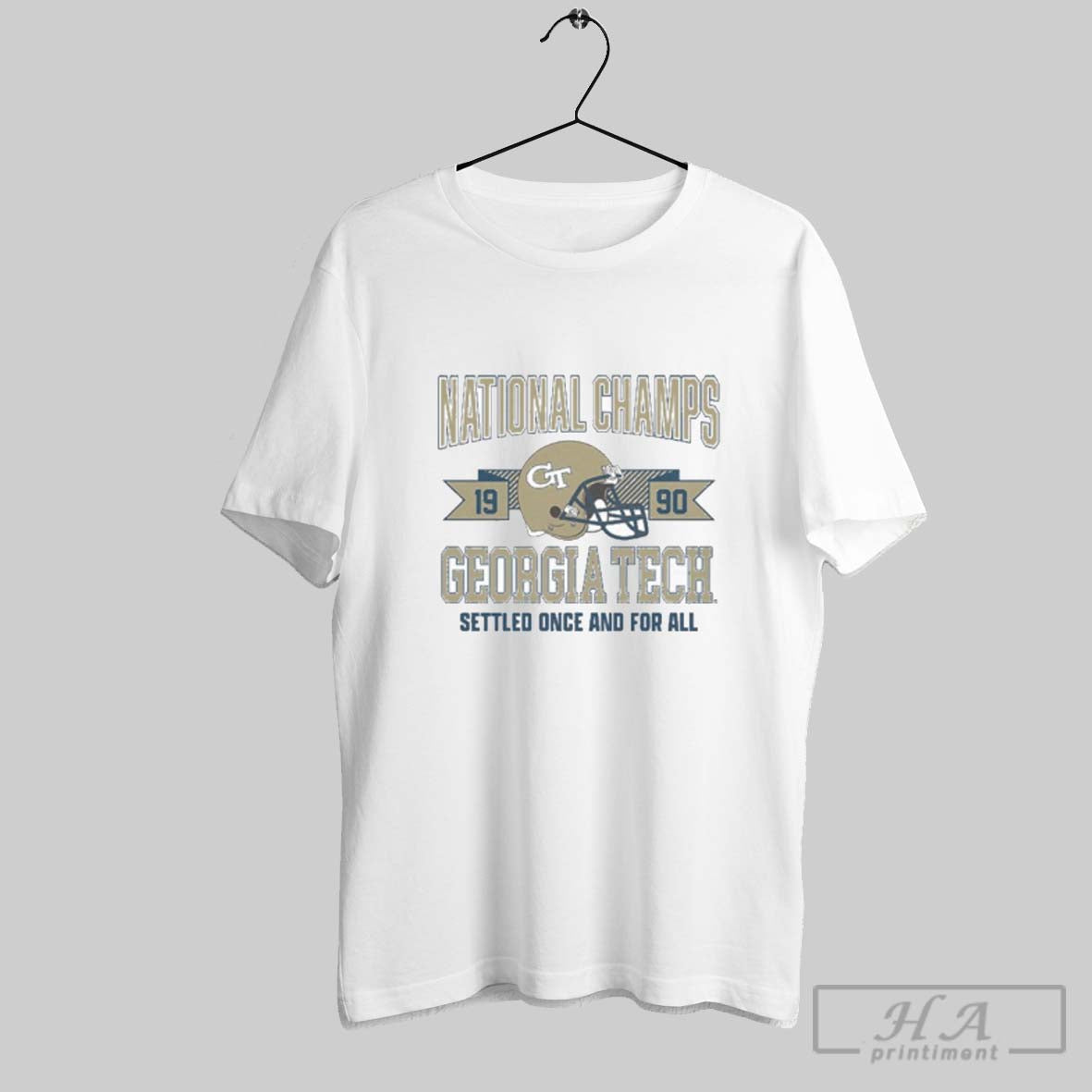 Official Georgia Tech Football 1990 National Champs - Adult & Kids T-Shirts, Sweatshirts & Hoodies apparel design preview 1