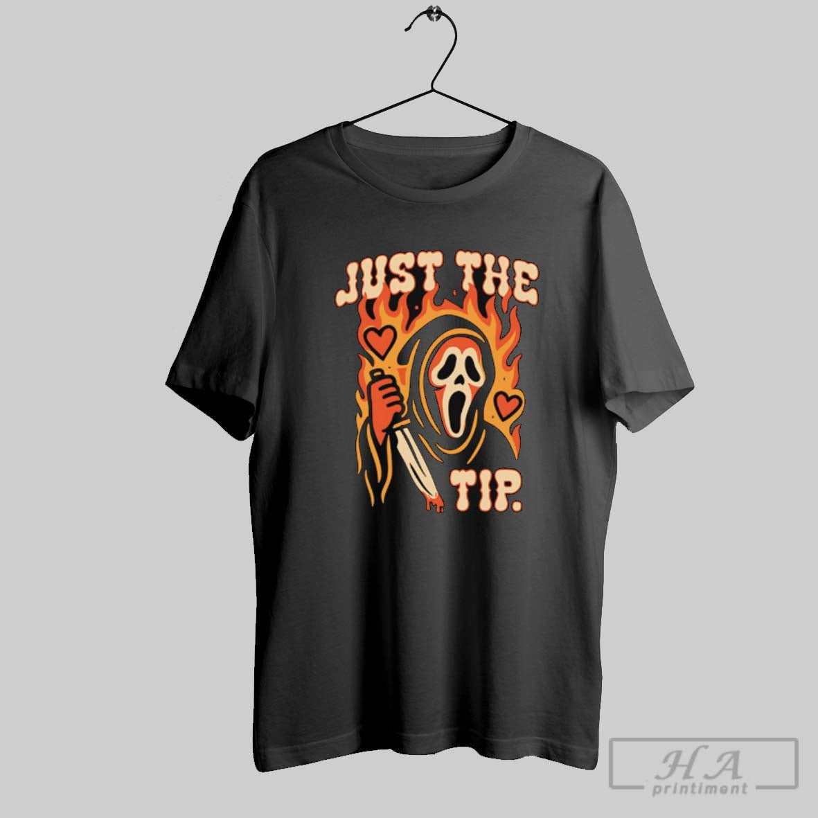 Official Ghostface Just The Tip - Adult & Kids T-Shirts, Sweatshirts & Hoodies apparel design preview 1