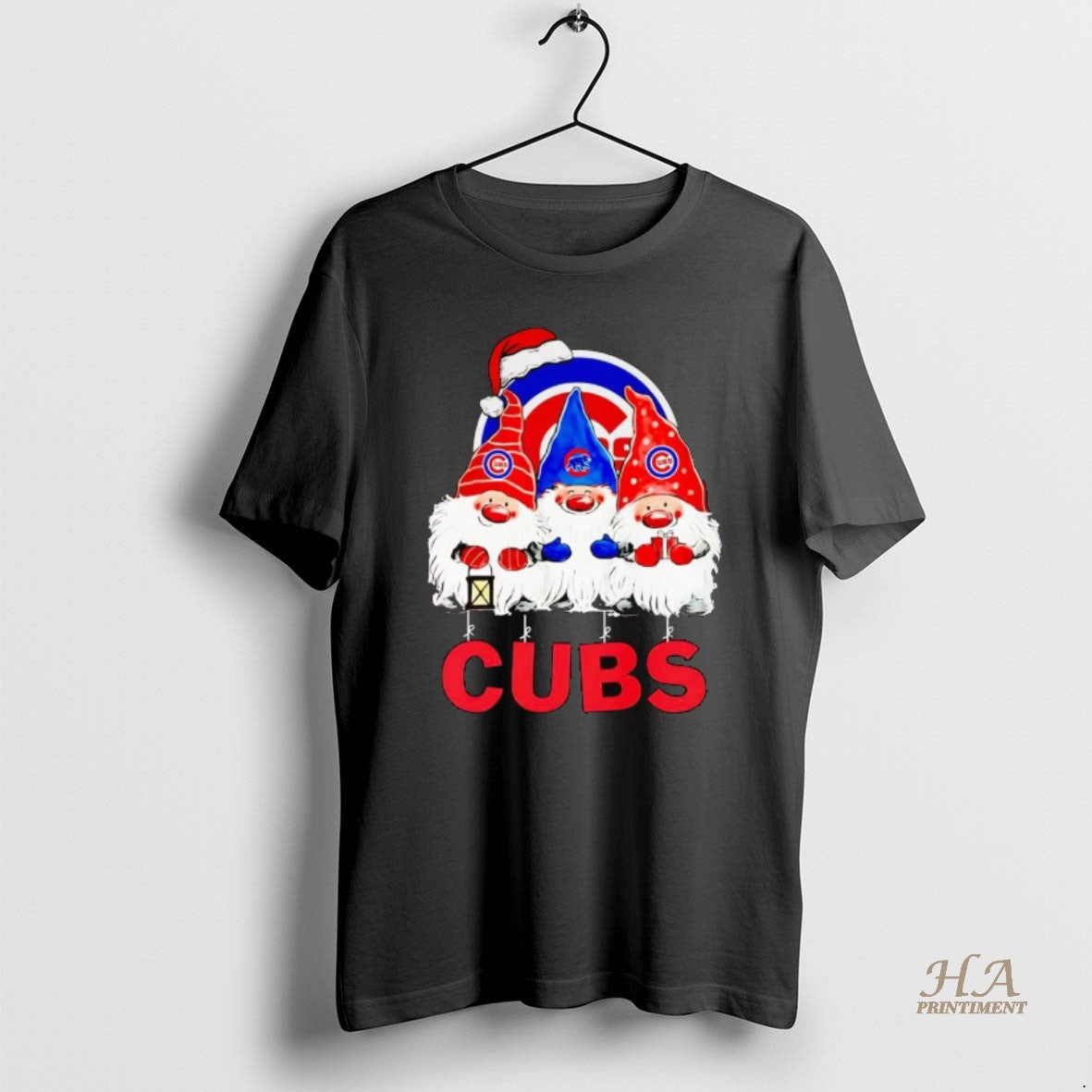 Official Gnomes Chicago Cubs Merry Christmas - Adult & Kids T-Shirts, Sweatshirts & Hoodies apparel design preview 1