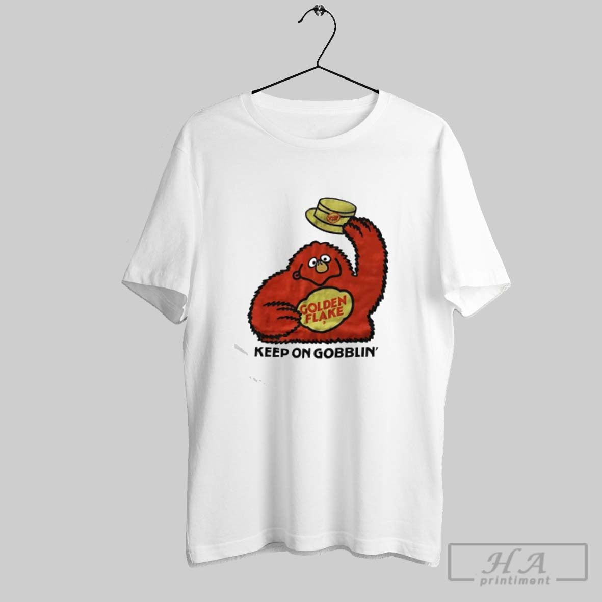 Official Golden Flake Keep On Gobblin - Adult & Kids T-Shirts, Sweatshirts & Hoodies apparel design preview 1