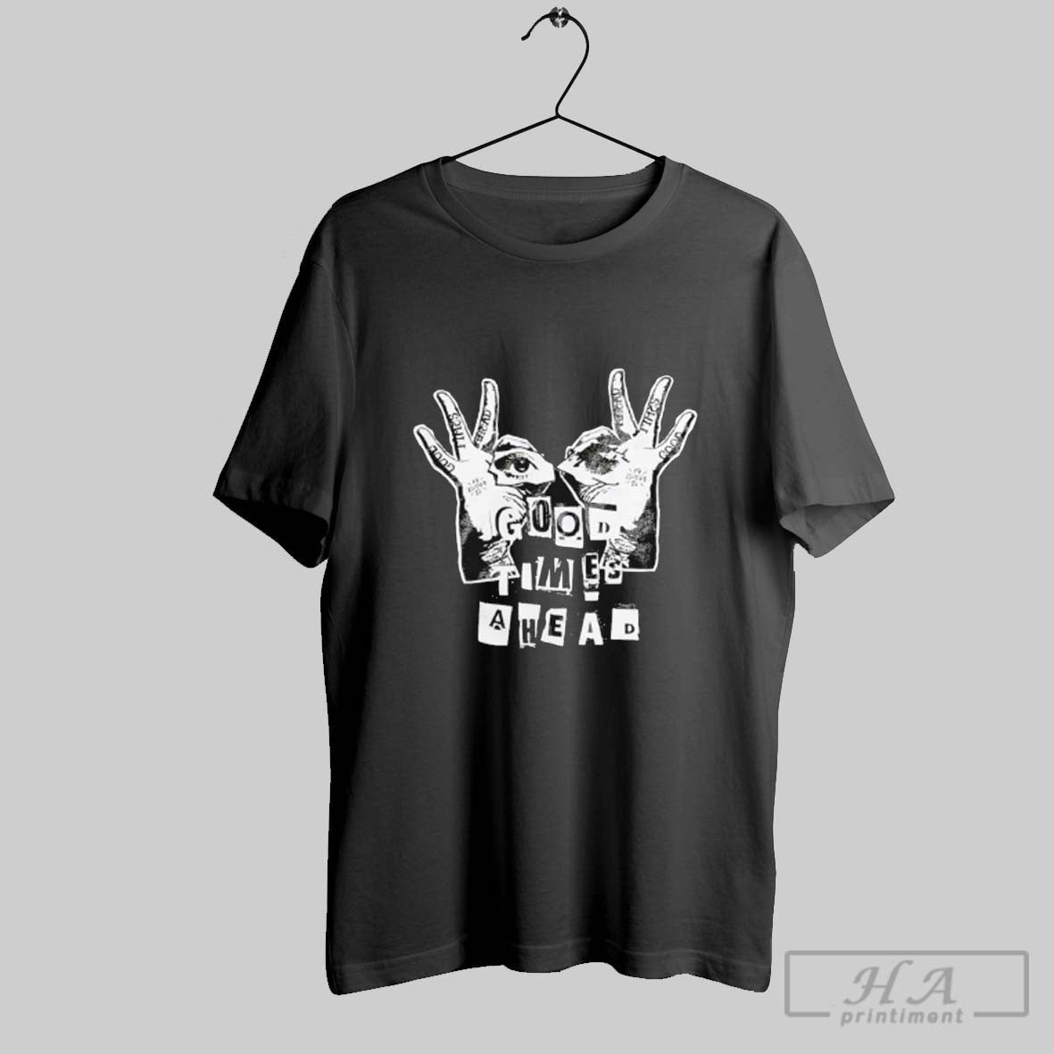 Official Good Times Ahead Hand Signals - Adult & Kids T-Shirts, Sweatshirts & Hoodies apparel design preview 1