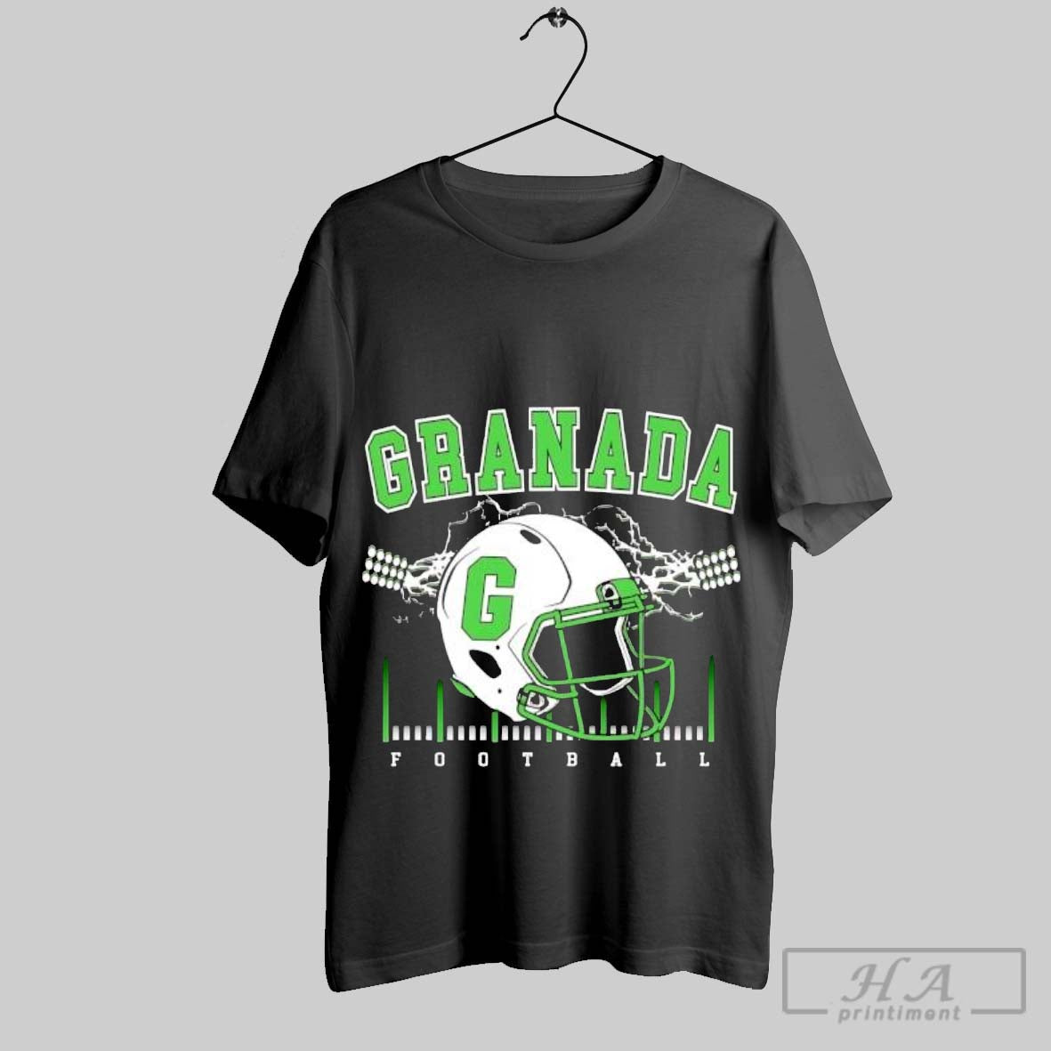 Official Granada Football Helmet - Adult & Kids T-Shirts, Sweatshirts & Hoodies apparel design preview 1