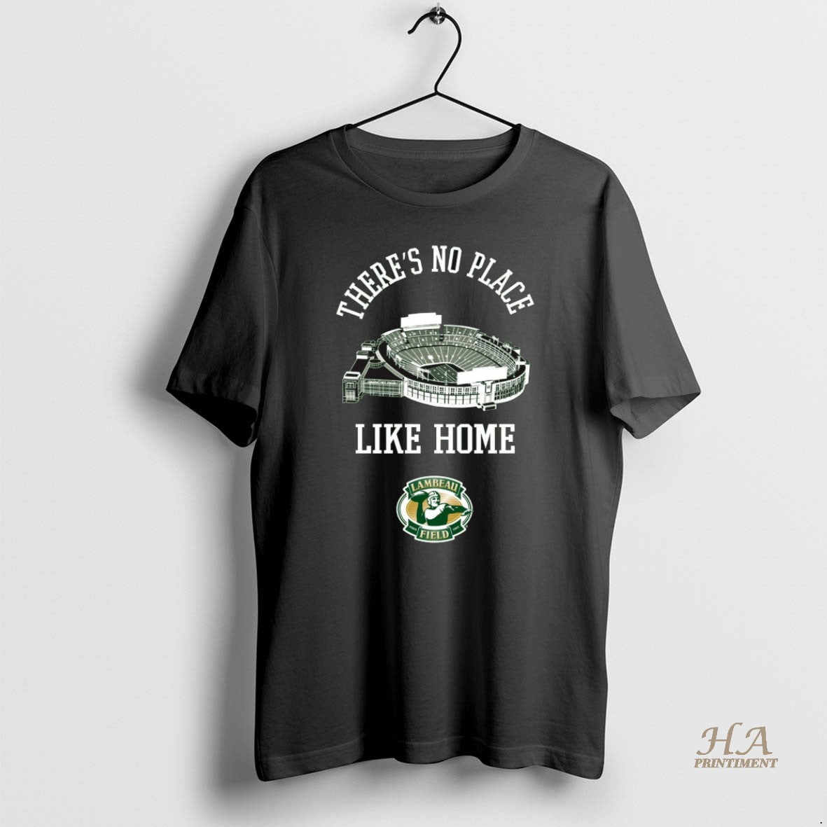 Official Green Bay Packers Lambeau Field Theres No - Adult & Kids T-Shirts, Sweatshirts & Hoodies apparel design preview 1