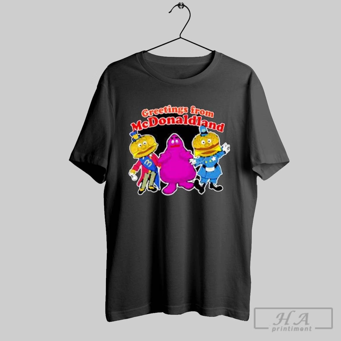 Official Greetings From Mcdonaldland Meal - Adult & Kids T-Shirts, Sweatshirts & Hoodies apparel design preview 1