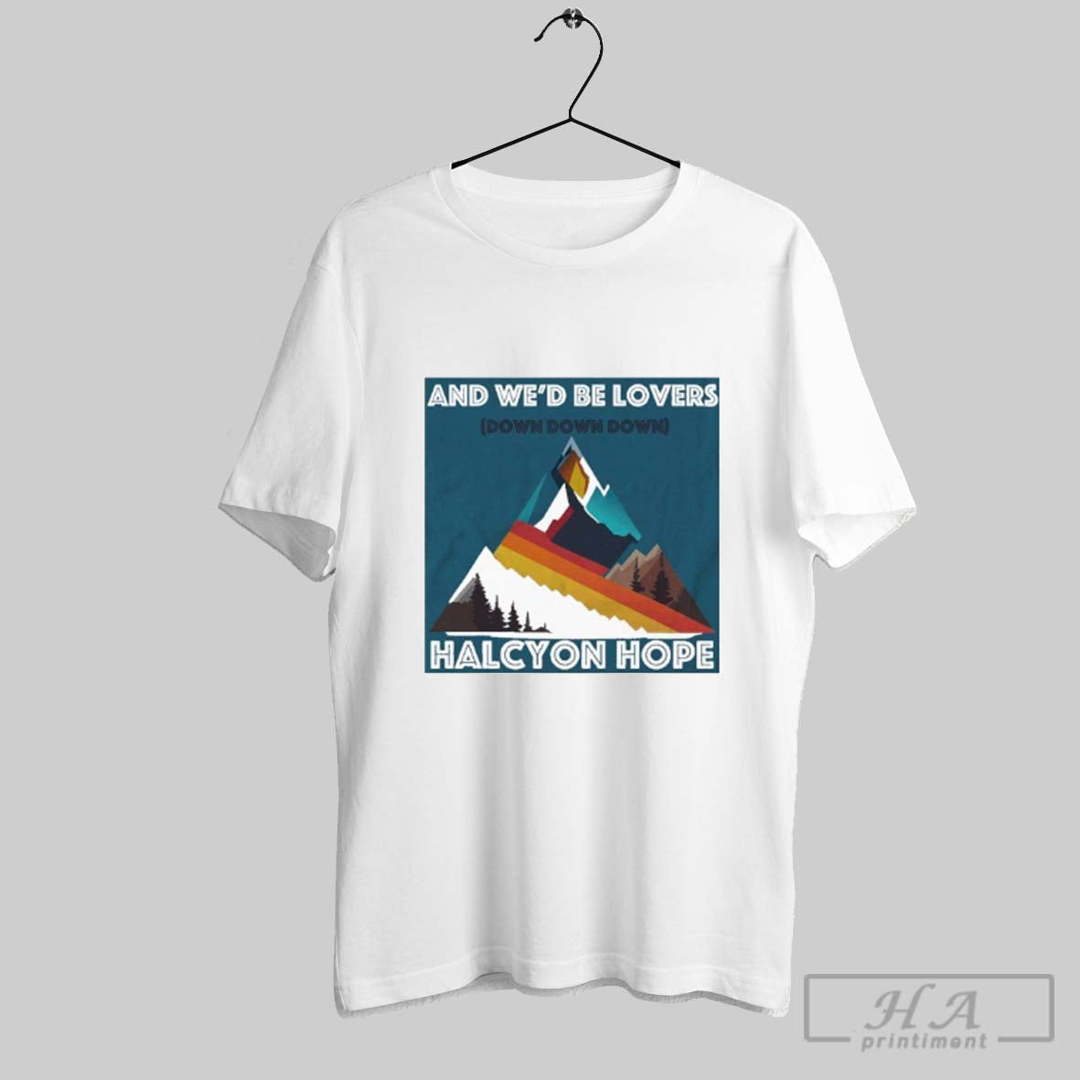 Official Halcyon Hope Down Mountain - Adult & Kids T-Shirts, Sweatshirts & Hoodies apparel design preview 1