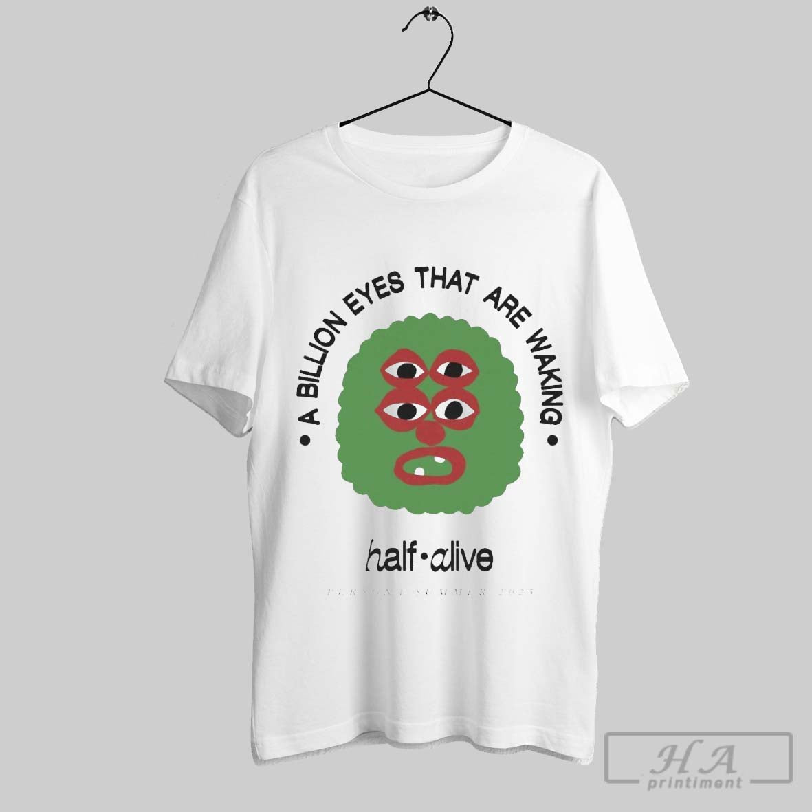 Official Half Alive A Billion Eyes That Are Waking - Adult & Kids T-Shirts, Sweatshirts & Hoodies apparel design preview 1