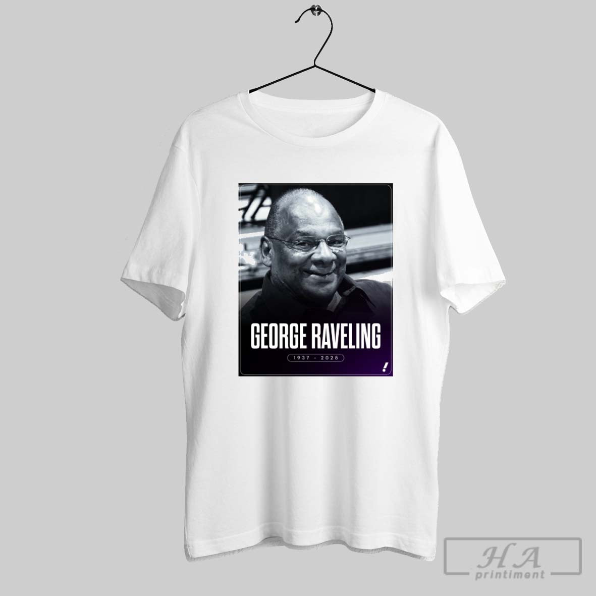 Official Hall Of Famer George Raveling Passed Away - Adult & Kids T-Shirts, Sweatshirts & Hoodies apparel design preview 1
