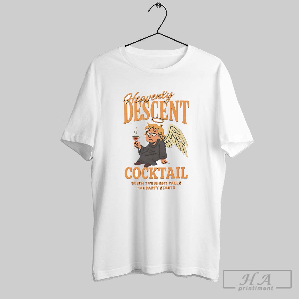 Official Heavenly Descent Cocktail - Adult & Kids T-Shirts, Sweatshirts & Hoodies apparel design preview 1