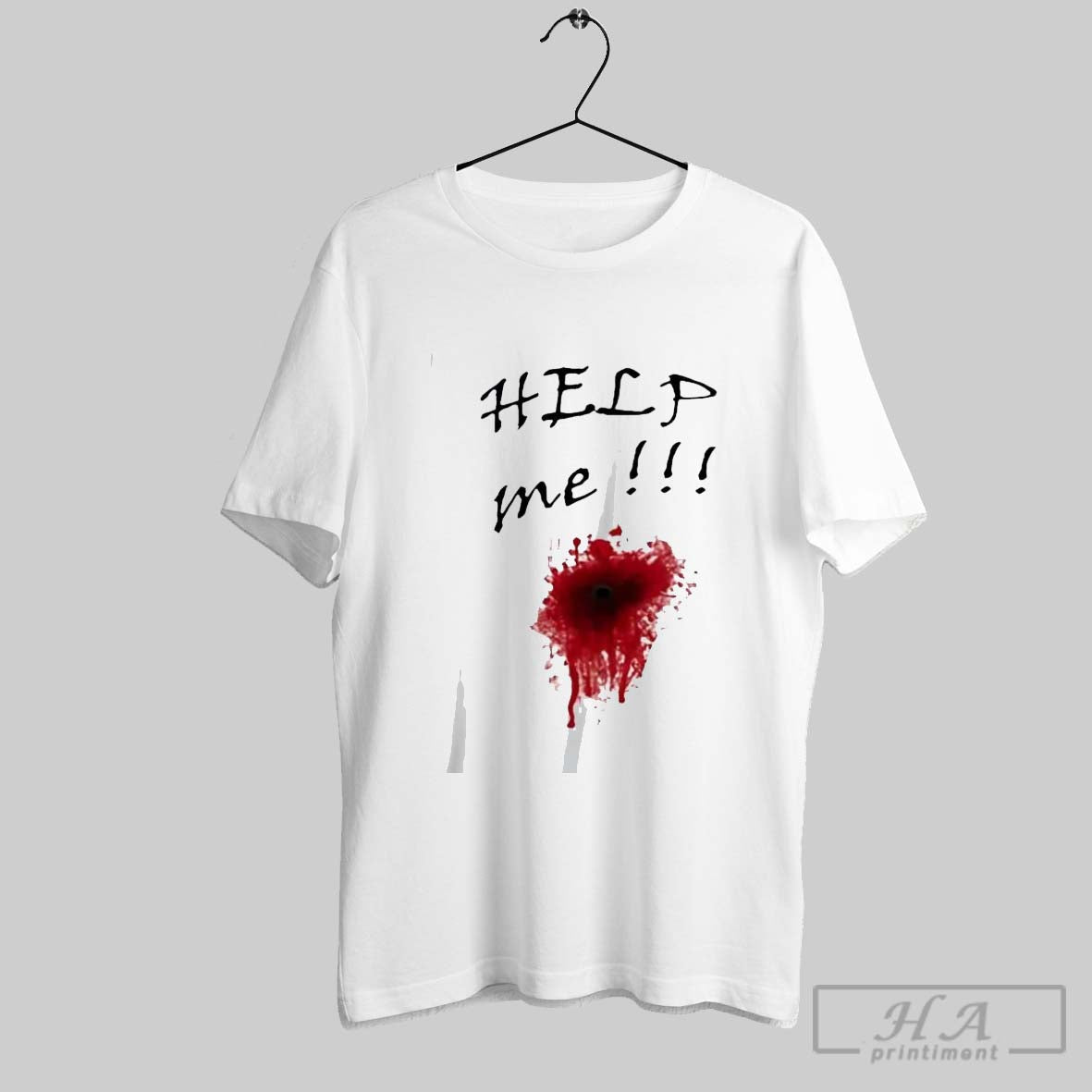 Official Help Me Bloody Halloween - Adult & Kids T-Shirts, Sweatshirts & Hoodies apparel design preview 1
