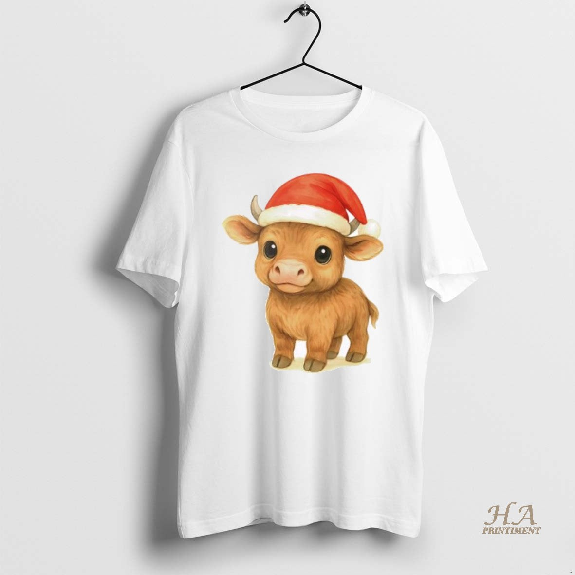 Official Highland Cow Baby Christmas Personalized - Adult & Kids T-Shirts, Sweatshirts & Hoodies apparel design preview 1