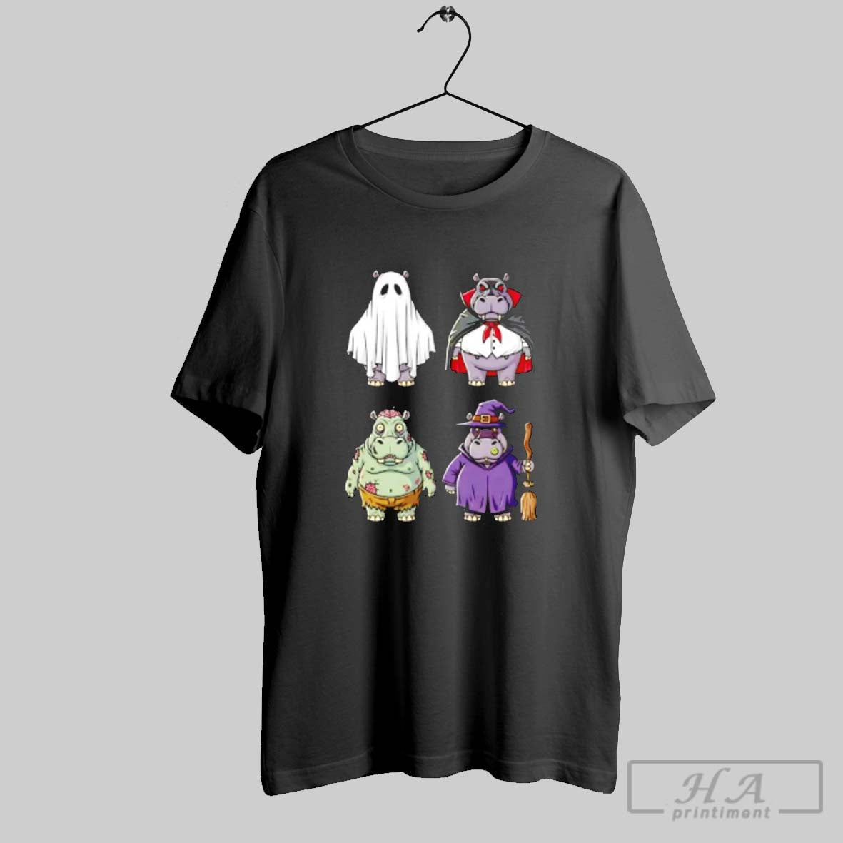 Official Hippo Cosplay Halloween - Adult & Kids T-Shirts, Sweatshirts & Hoodies apparel design preview 1