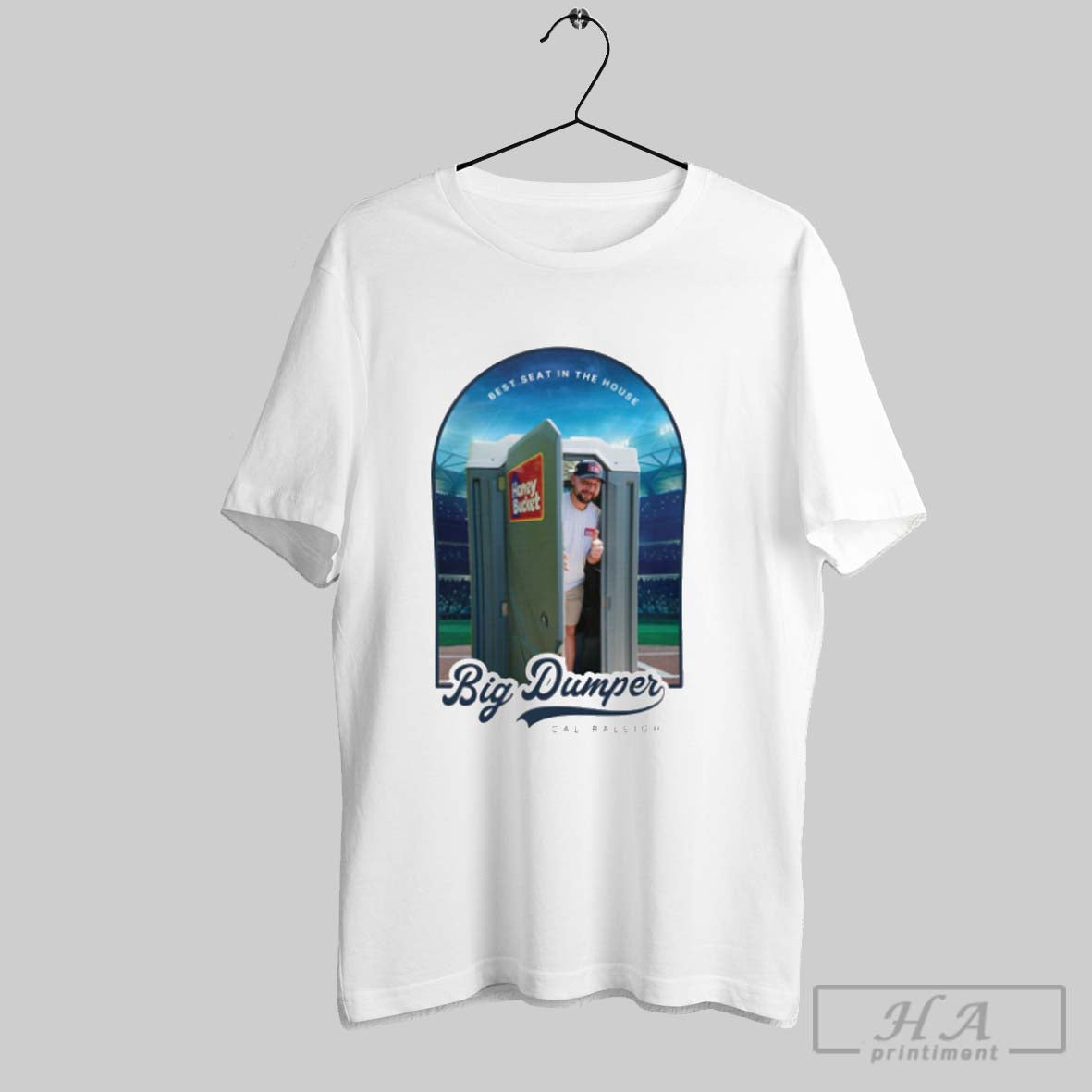 Official Honey Bucket X Big Dumper Best Seat In The - Adult & Kids T-Shirts, Sweatshirts & Hoodies apparel design preview 1