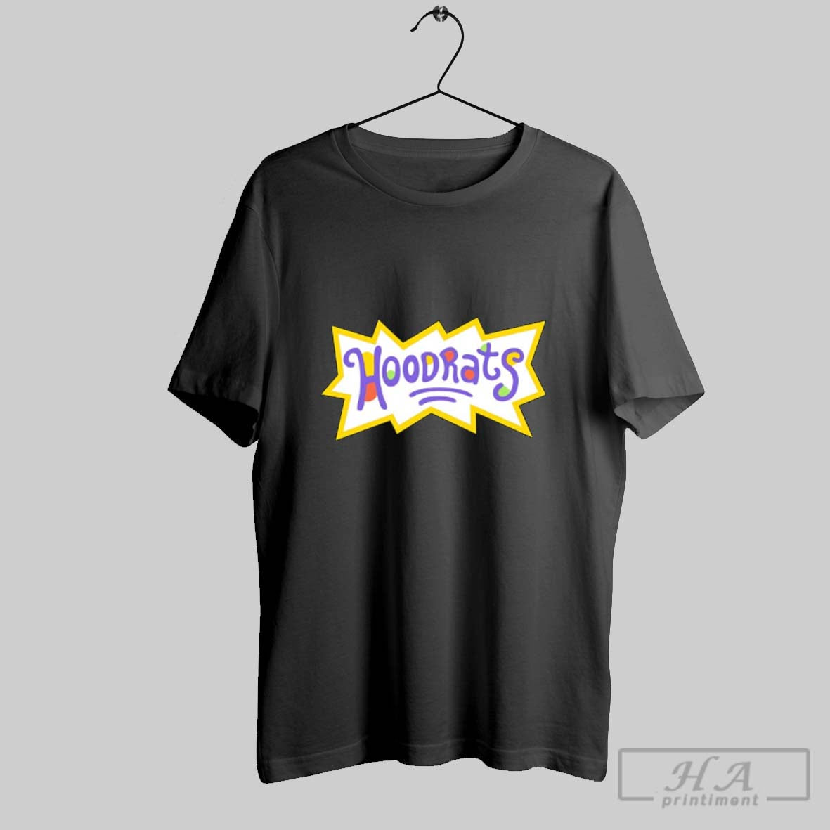 Official Hoodrats X Rugrats Logo Parody - Adult & Kids T-Shirts, Sweatshirts & Hoodies apparel design preview 1