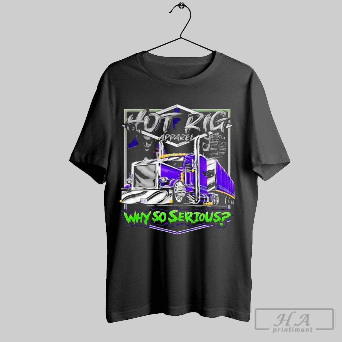 Official Hotrig Apparel Why So Serious - Adult & Kids T-Shirts, Sweatshirts & Hoodies apparel design preview 1