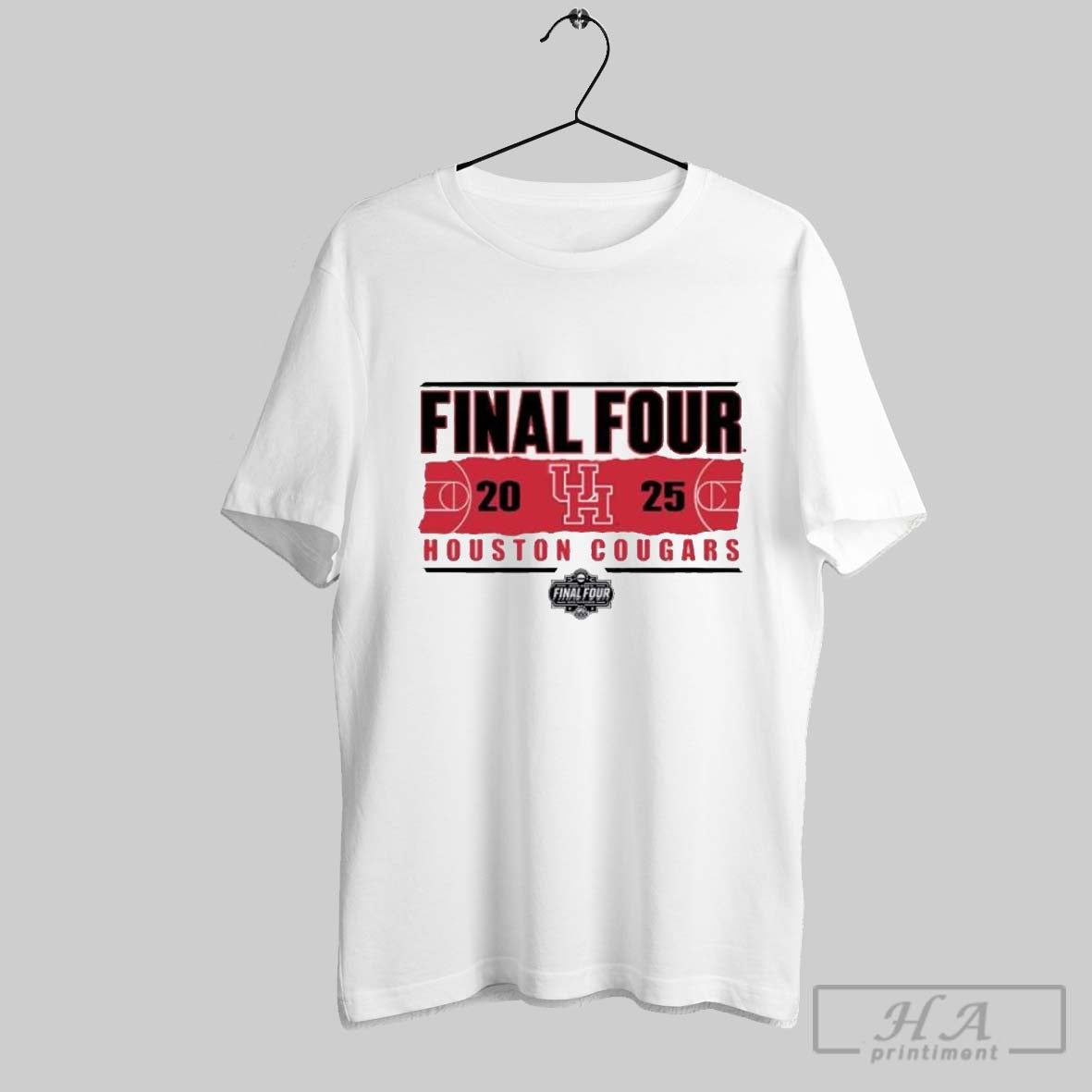 Official Houston Cougars 2025 Ncaa Mens Basketball - Adult & Kids T-Shirts, Sweatshirts & Hoodies apparel design preview 1