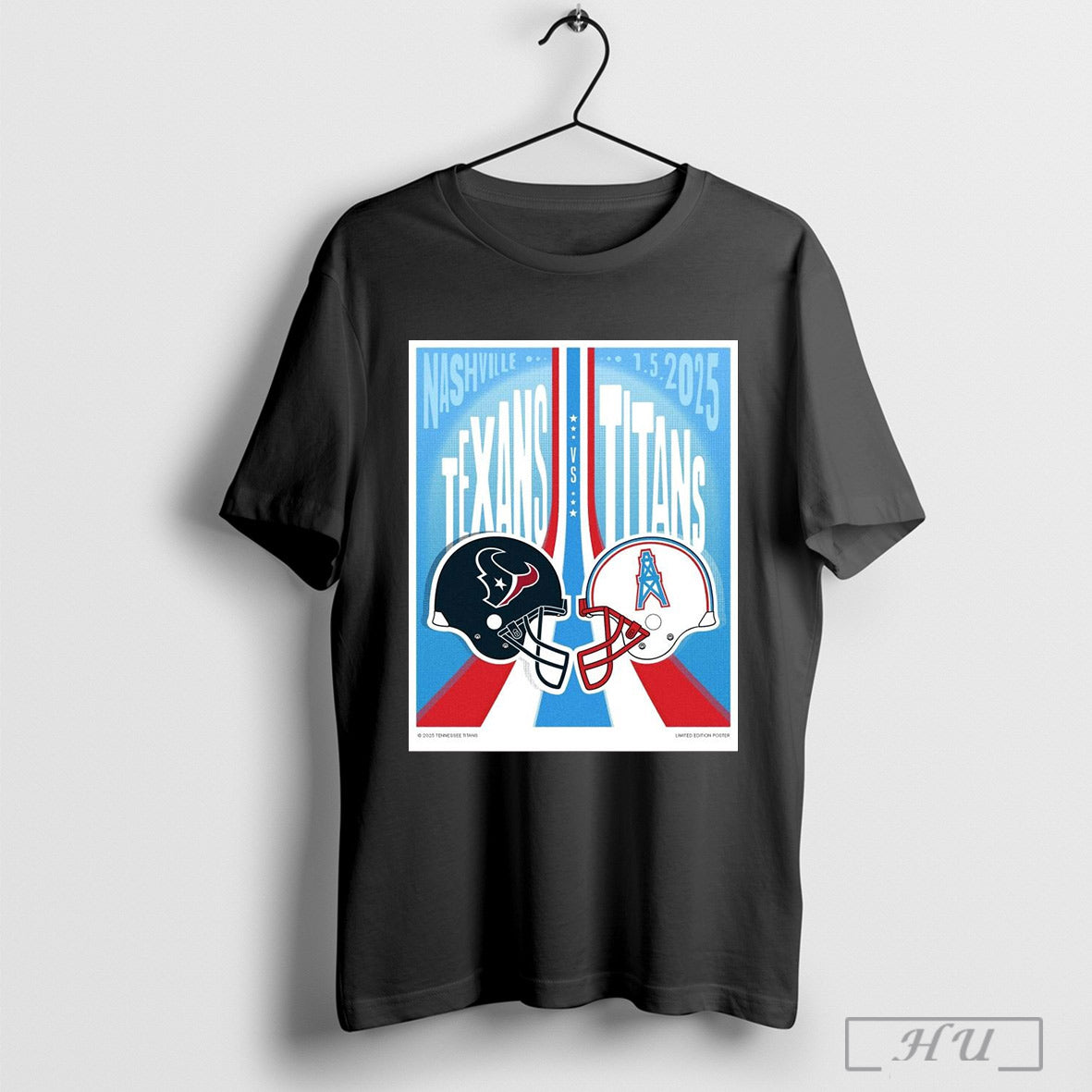 Official Houston Texans Vs Tennessee Titans Season - Adult & Kids T-Shirts, Sweatshirts & Hoodies apparel design preview 1