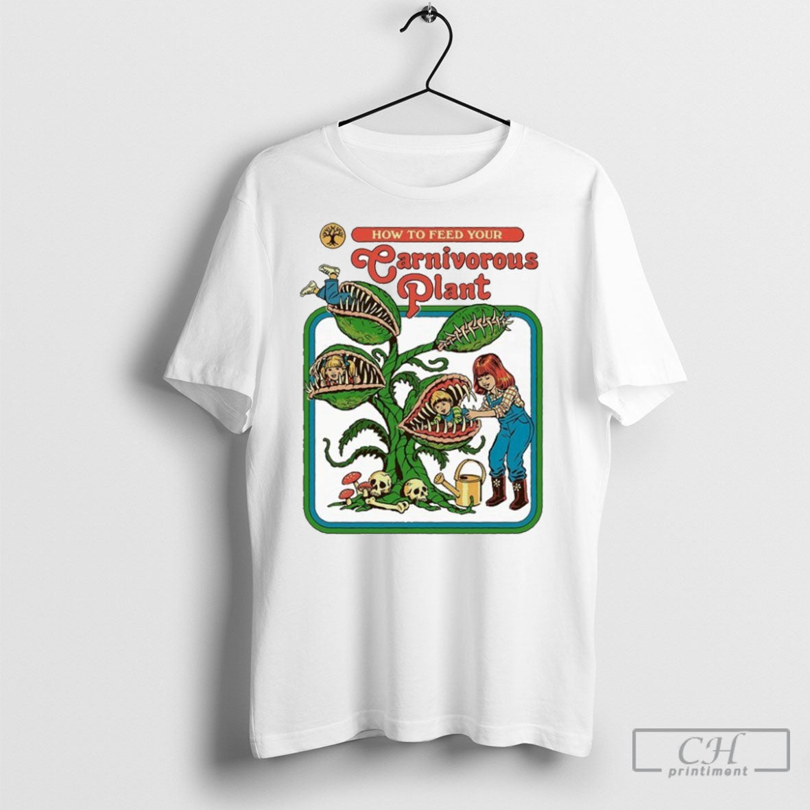Official How To Feed Your Carnivorous Plant - Adult & Kids T-Shirts, Sweatshirts & Hoodies apparel design preview 1