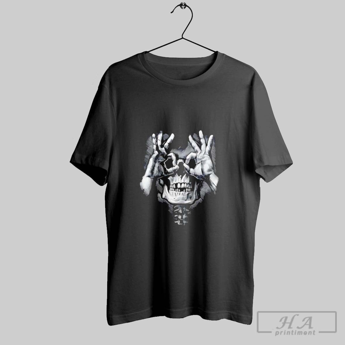 Official Hunt Skull Face Hand Goggles Gothic - Adult & Kids T-Shirts, Sweatshirts & Hoodies apparel design preview 1