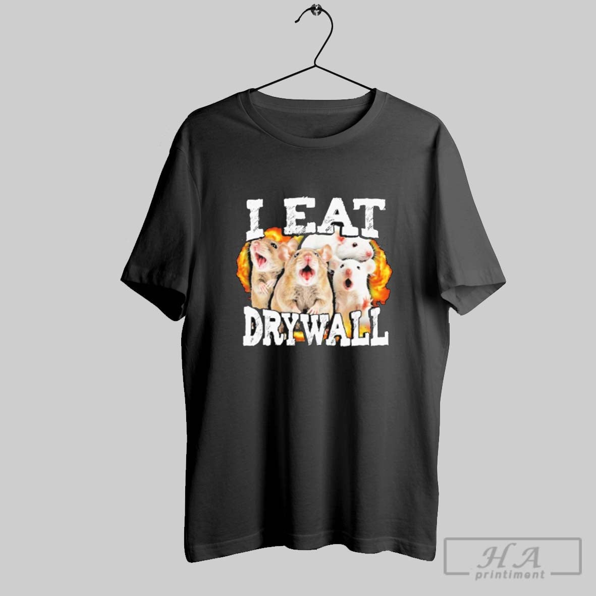 Official I Eat Drywall Rats - Adult & Kids T-Shirts, Sweatshirts & Hoodies apparel design preview 1