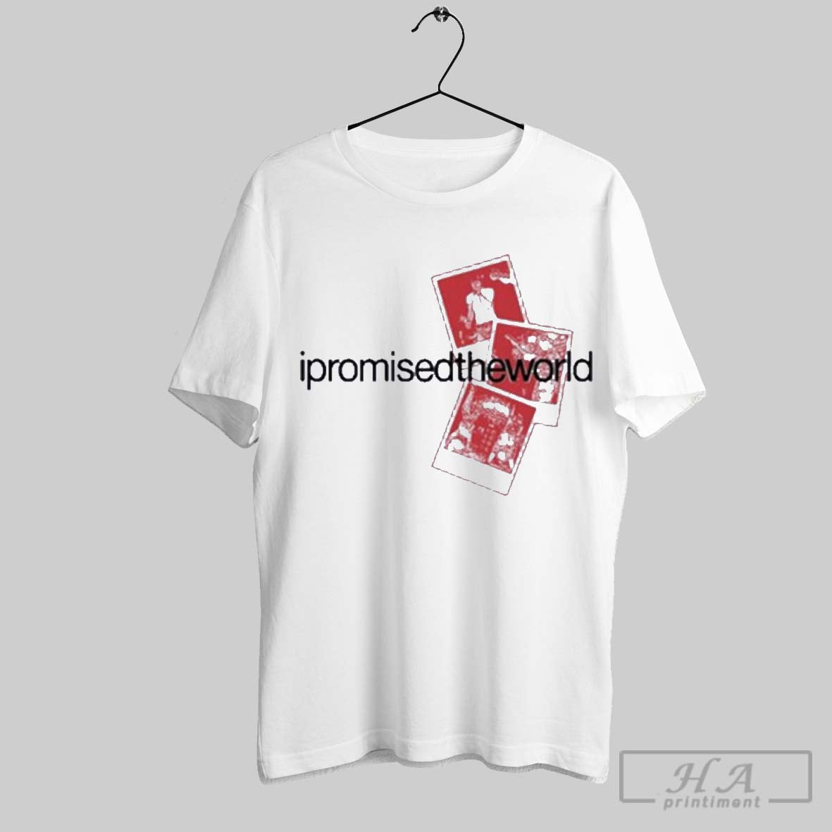 Official I Promised The World Polaroids T - Adult & Kids T-Shirts, Sweatshirts & Hoodies apparel design preview 1