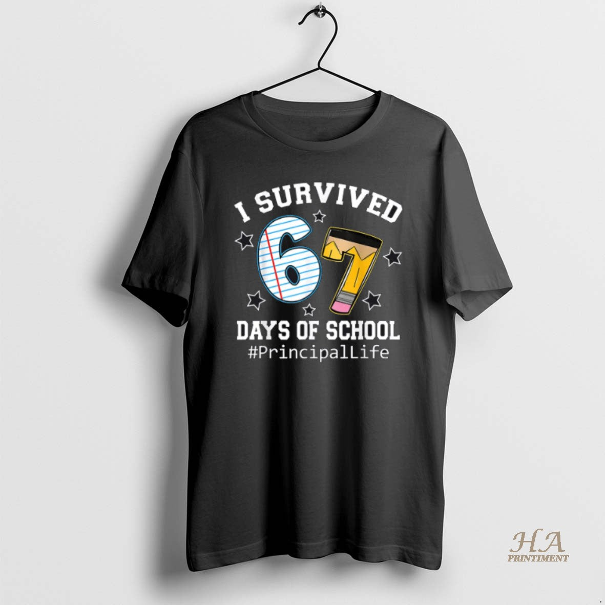 Official I Survived 67 Days Of School Funny Six Seven - Adult & Kids T-Shirts, Sweatshirts & Hoodies apparel design preview 1