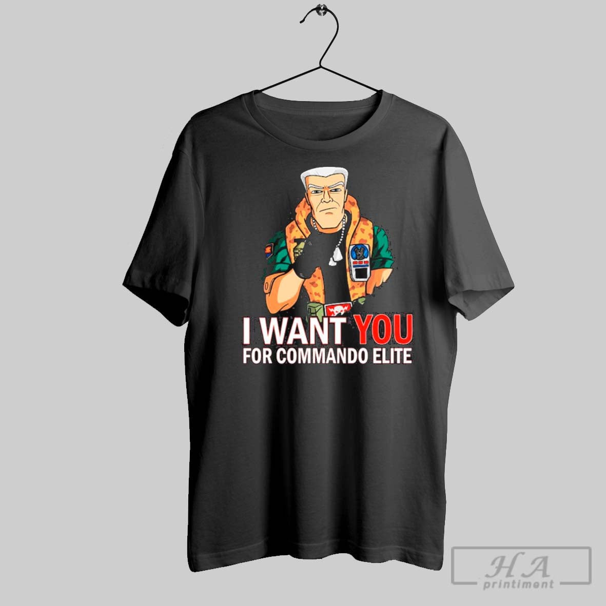 Official I Want You For Commando Elite - Adult & Kids T-Shirts, Sweatshirts & Hoodies apparel design preview 1
