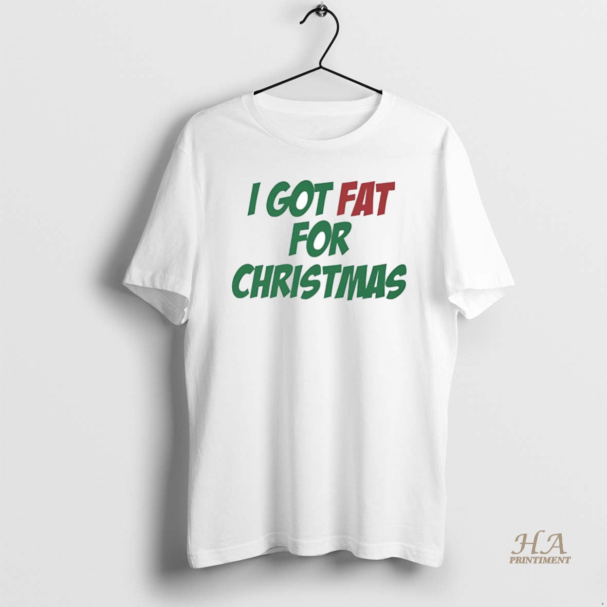 Official I Got Fat For Christmas - Adult & Kids T-Shirts, Sweatshirts & Hoodies apparel design preview 1