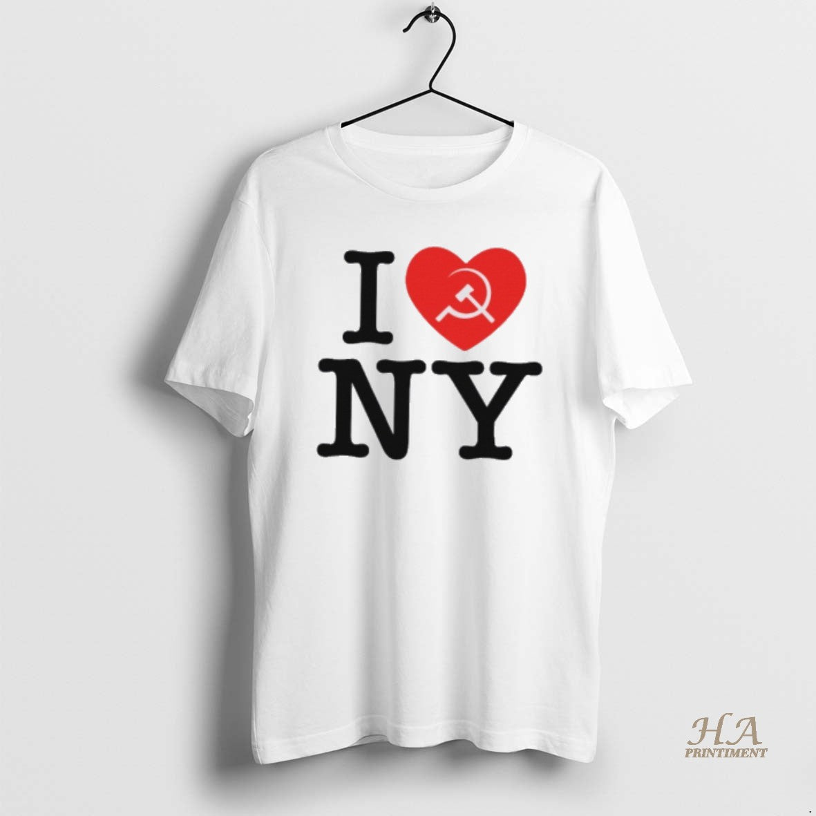 Official I Heart Ny Hammer And Sickle - Adult & Kids T-Shirts, Sweatshirts & Hoodies apparel design preview 1