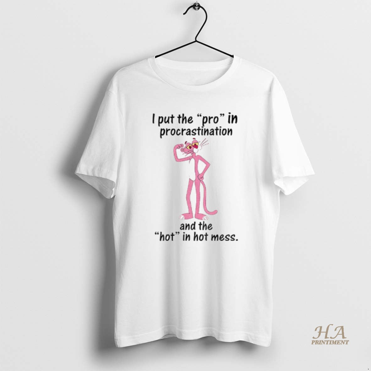 Official I Put The Pro In Procrastination And Hot - Adult & Kids T-Shirts, Sweatshirts & Hoodies apparel design preview 1