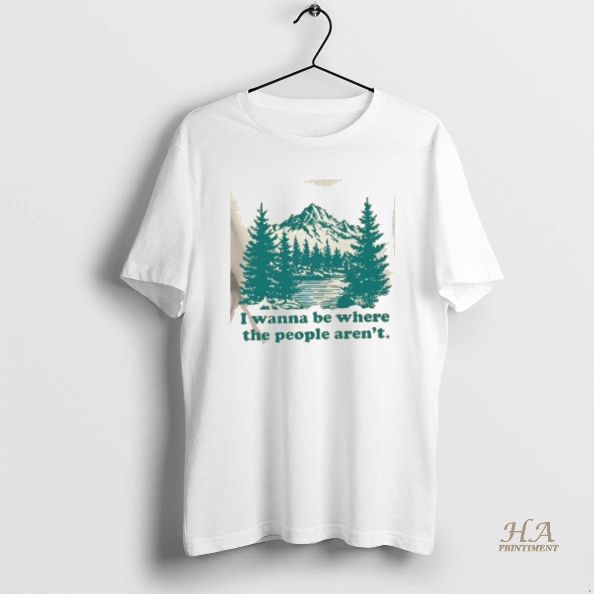Official I Wanna Be Where The People Arent Vintage - Adult & Kids T-Shirts, Sweatshirts & Hoodies apparel design preview 1