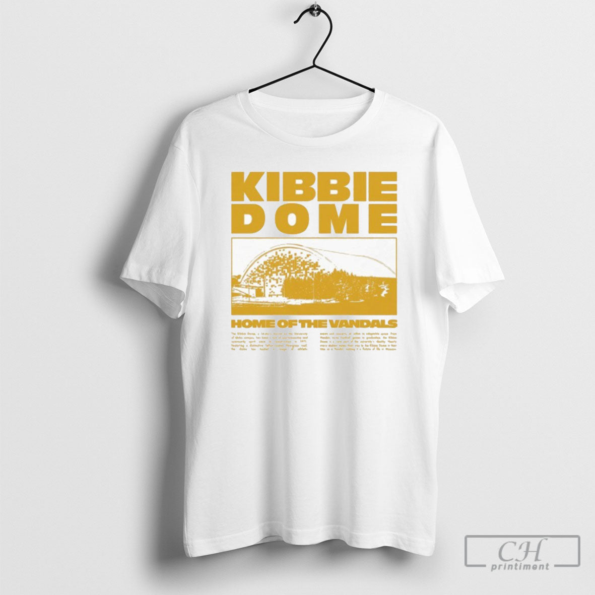 Official Idaho Vandals Home Of The Kibbie Dome - Adult & Kids T-Shirts, Sweatshirts & Hoodies apparel design preview 1