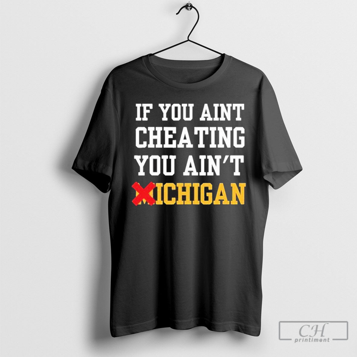 Official If You Aint Cheating Michigan Sweater - Adult & Kids T-Shirts, Sweatshirts & Hoodies apparel design preview 1