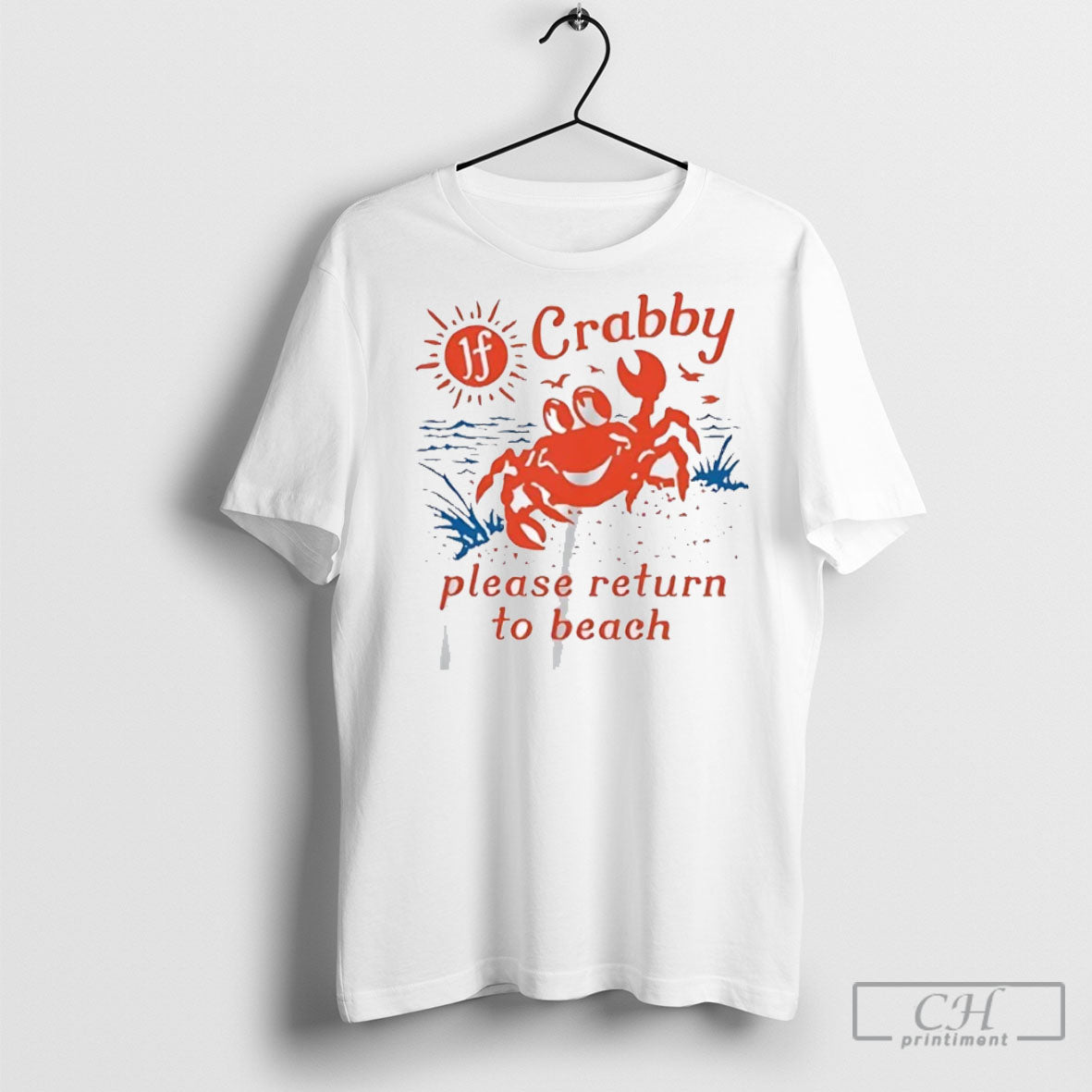 Official If Crabby Please Return To Beach Sweater - Adult & Kids T-Shirts, Sweatshirts & Hoodies apparel design preview 1