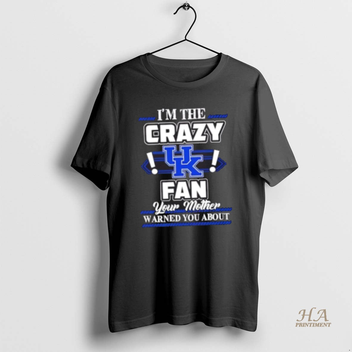 Official Im The Crazy Kentucky Wildcats Fan Your - Adult & Kids T-Shirts, Sweatshirts & Hoodies apparel design preview 1