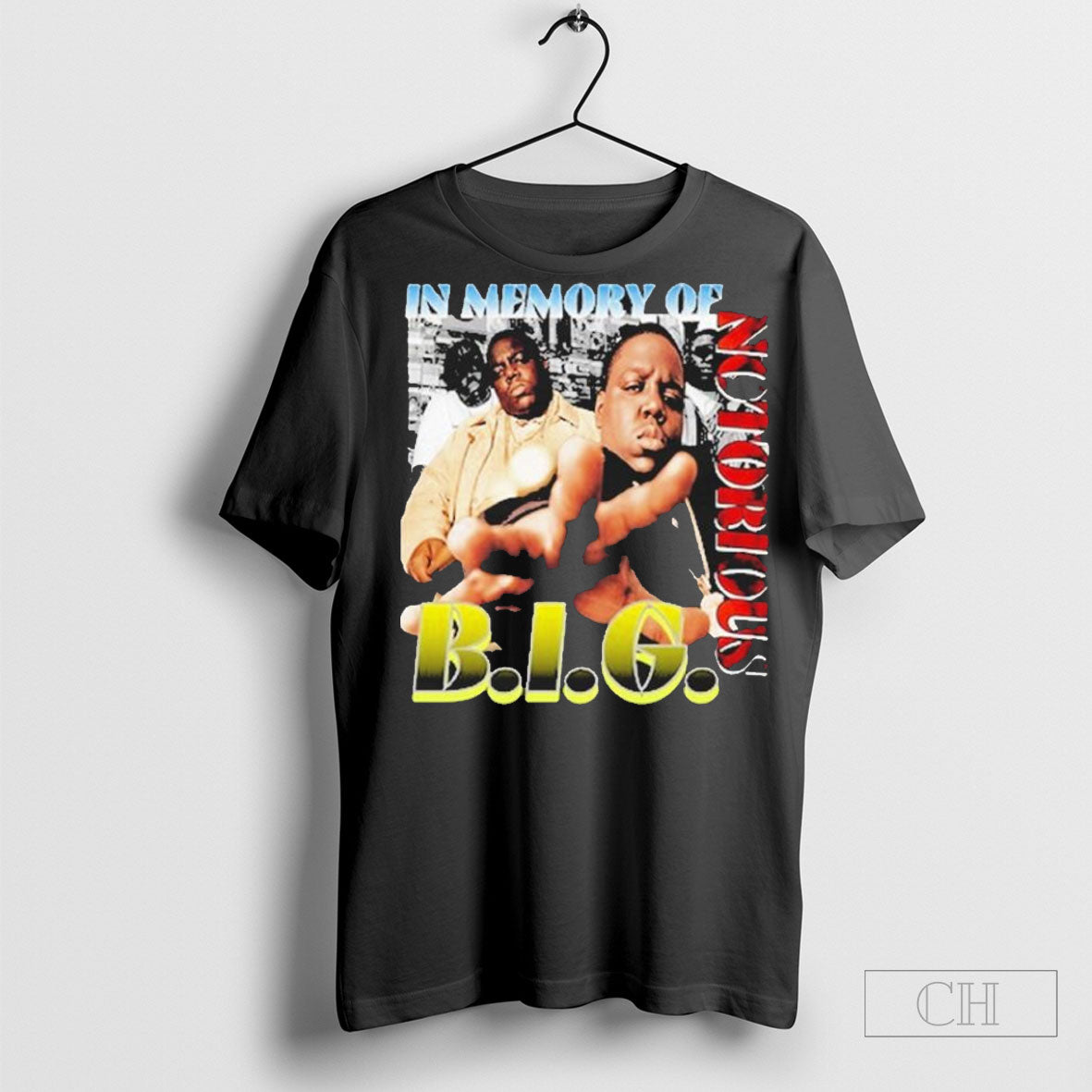 Official In Memory Of Notorious B I G - Adult & Kids T-Shirts, Sweatshirts & Hoodies apparel design preview 1