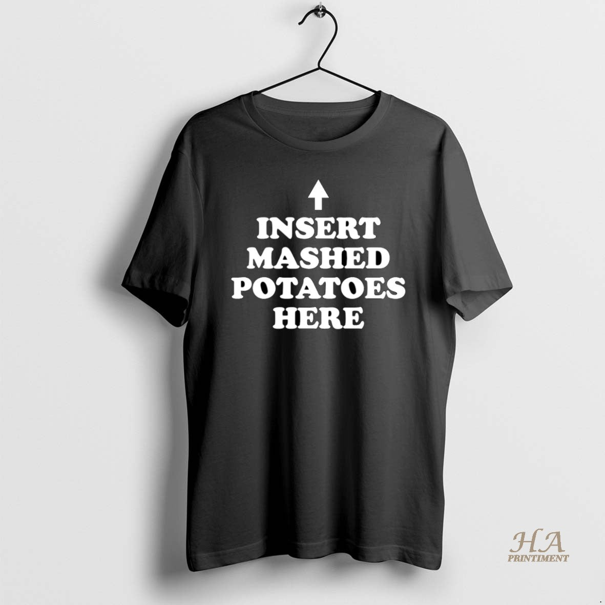 Official Insert Mashed Potatoes Here Christmas - Adult & Kids T-Shirts, Sweatshirts & Hoodies apparel design preview 1