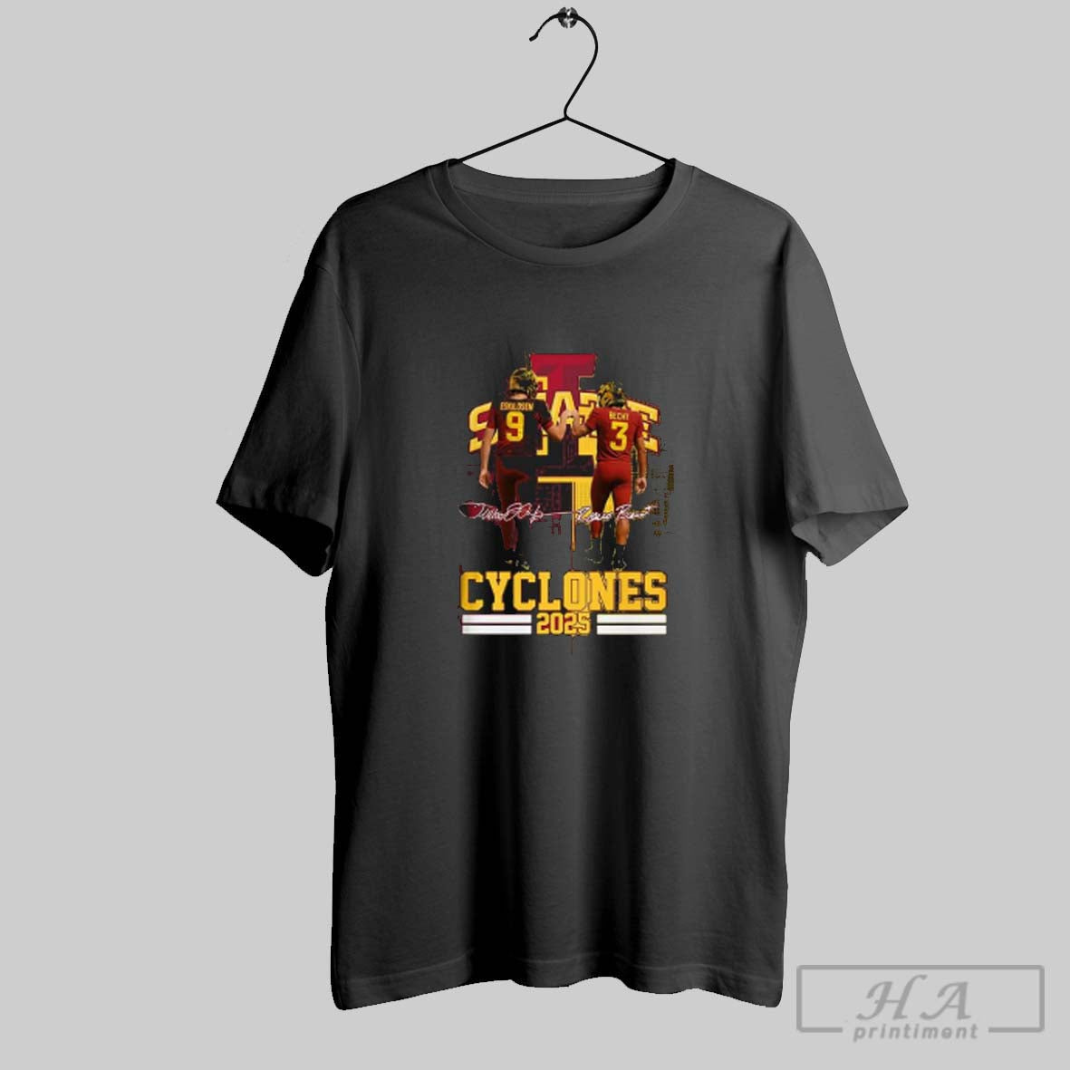 Official Iowa State Cyclones Brett Eskildsen And - Adult & Kids T-Shirts, Sweatshirts & Hoodies apparel design preview 1
