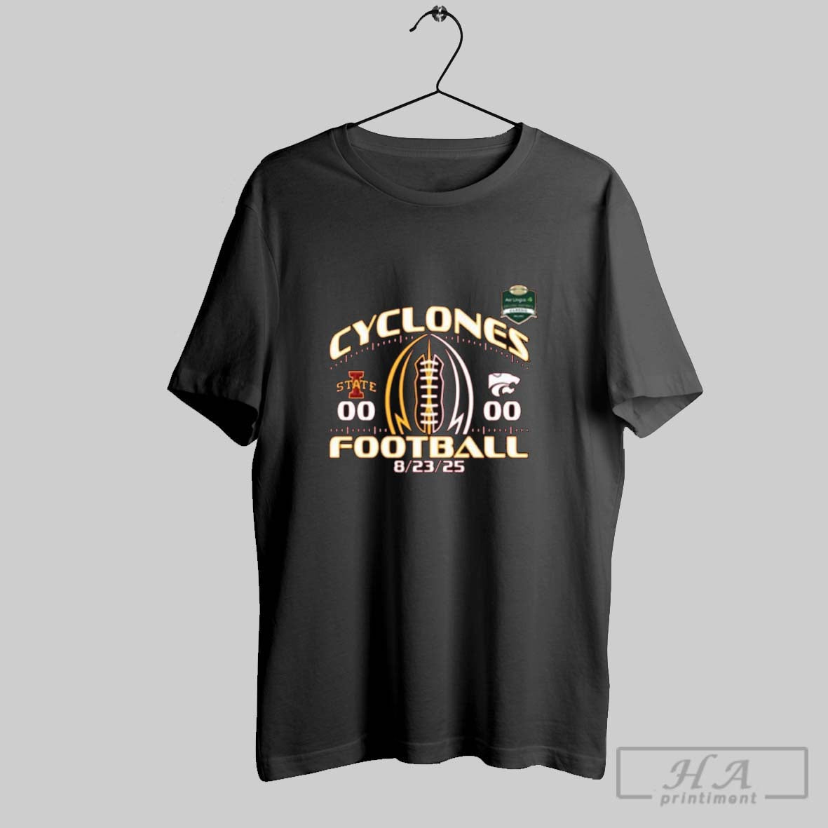 Official Iowa State Cyclones Football Beat Kansas - Adult & Kids T-Shirts, Sweatshirts & Hoodies apparel design preview 1