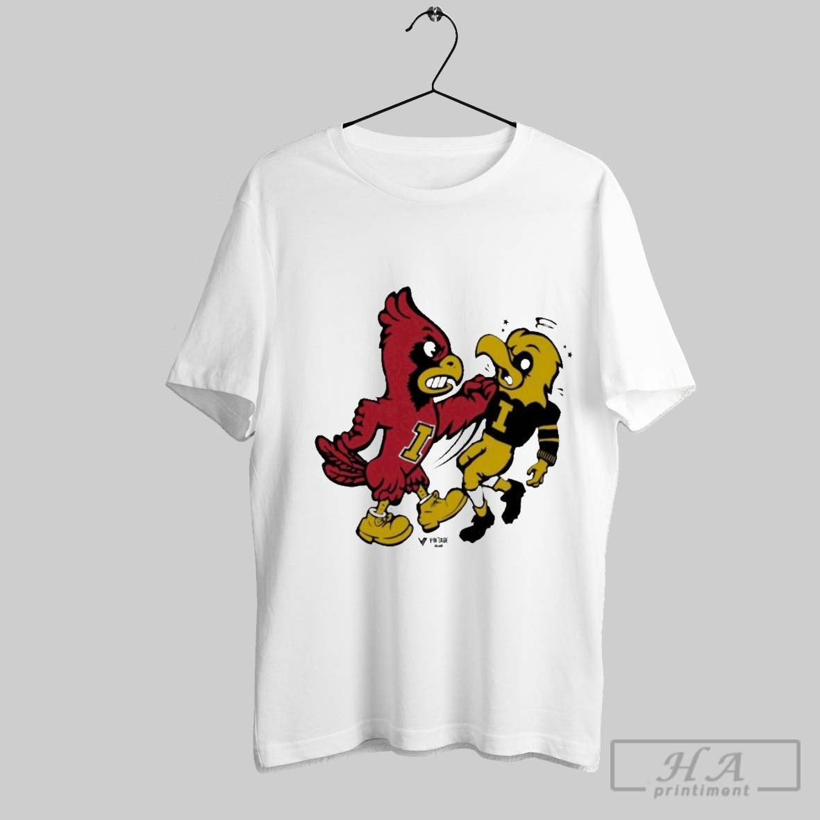 Official Iowa State Cyclones Knockout Beat Hawkeyes - Adult & Kids T-Shirts, Sweatshirts & Hoodies apparel design preview 1